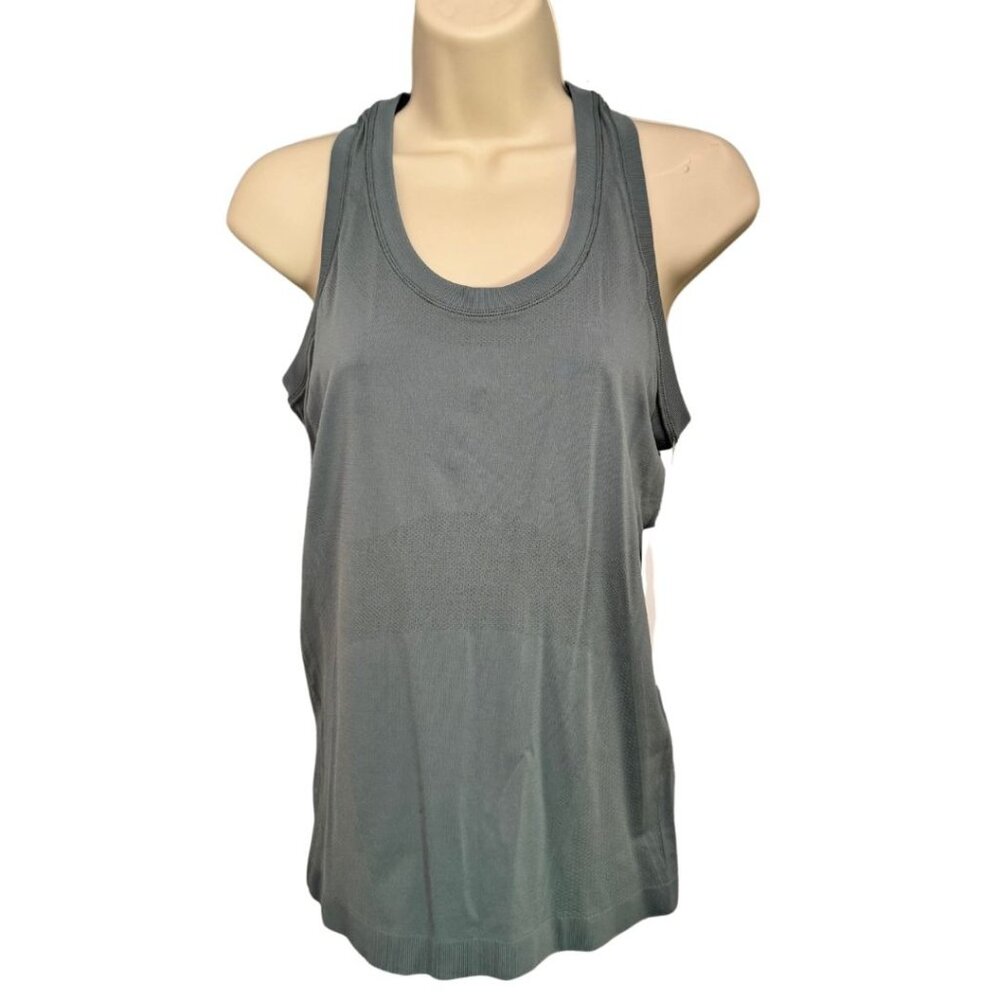 Athleta Seamless Racerback Tank Top NWT – Sage Green Small | Workout, Yoga, Runn